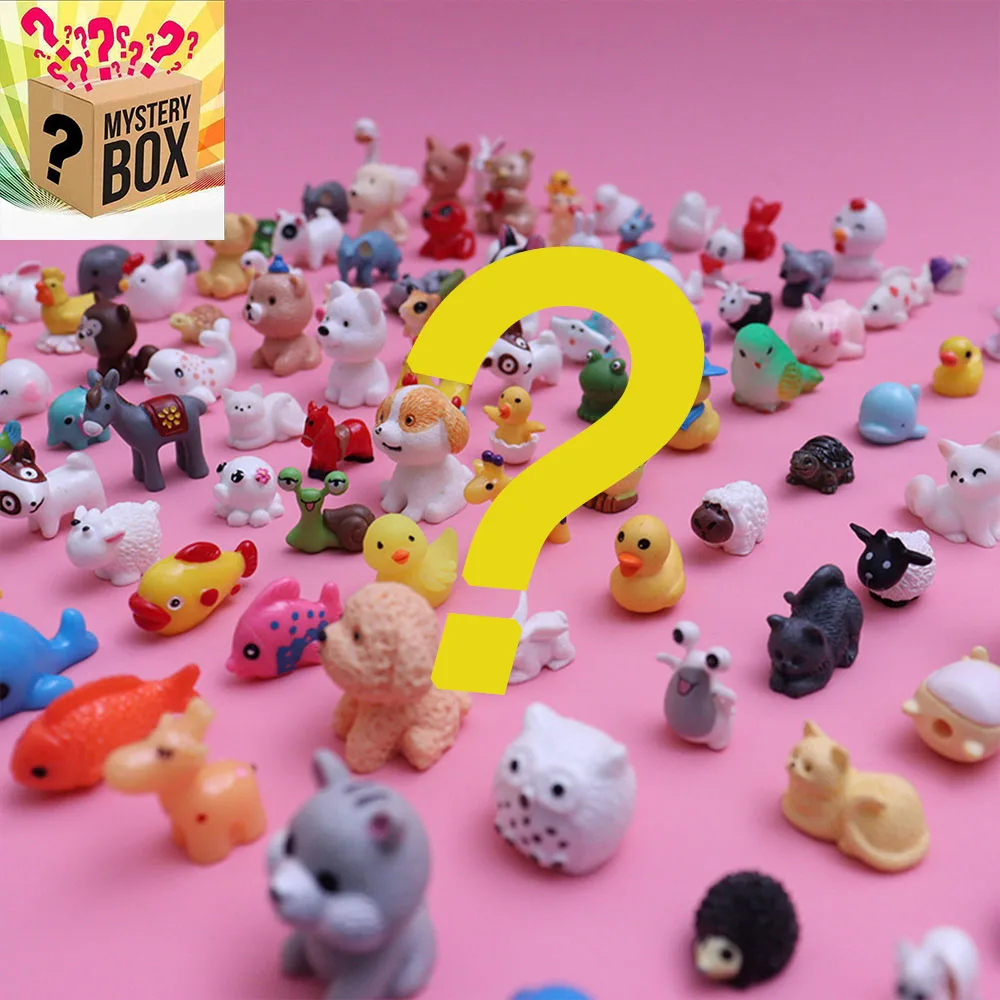 

Animal Blind Box Surprise Box Simulation Miniature Mini Model Ornament Blind Box Toy Handmade Anime Doll Model Toy