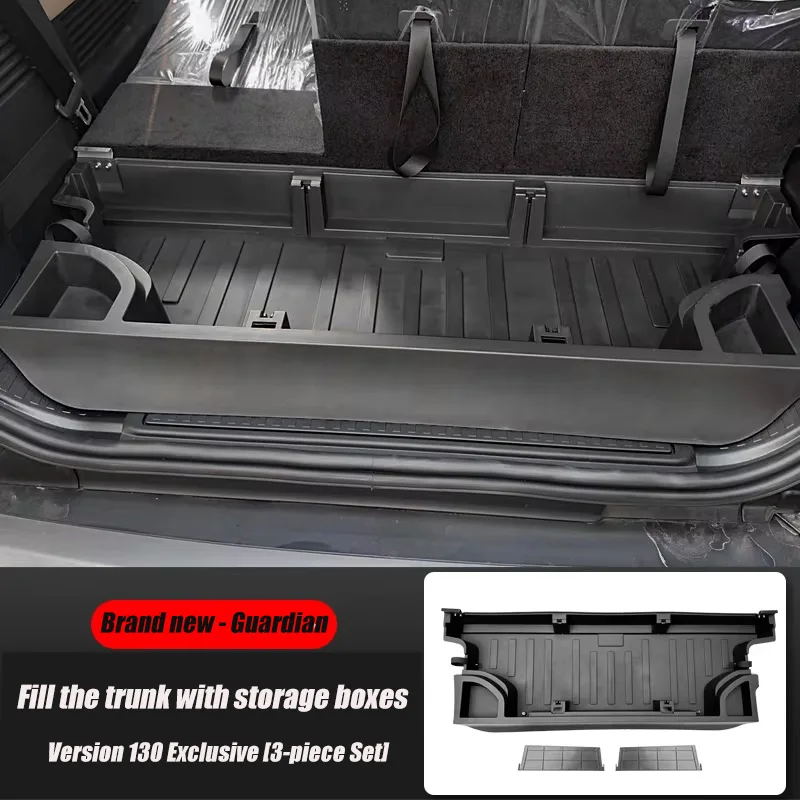 Для 24-25 Land Rover Defender 90/110/130, ящик для хранения багажника, складные на заднее сиденье, наполненный, модификация ящика кровати