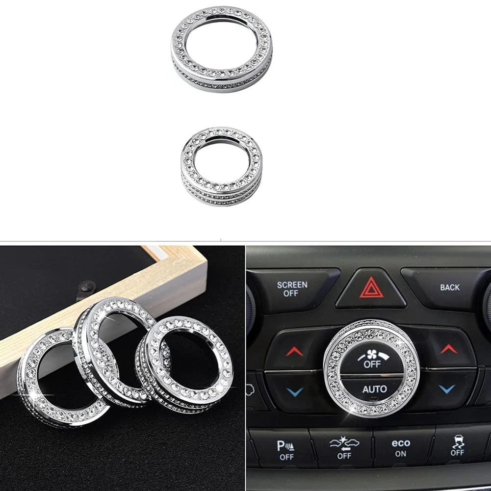 Для Jeep Grand Cherokee Dodge Зарядное устройство Challenger Chrysler 300 Bling Кондиционер AC радио объем