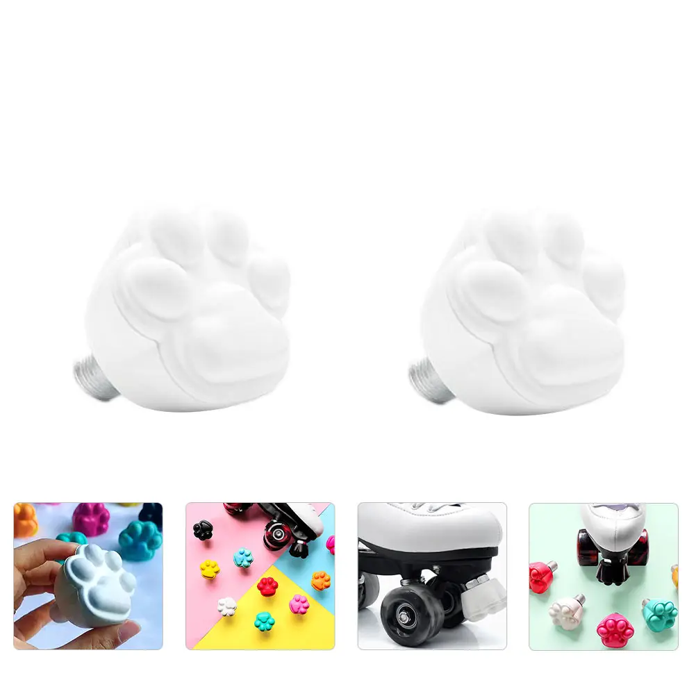 

2Pcs Roller Skates Brakes Double-Row Roller Skating Brake Toe Stoppers Roller Skates Supplies