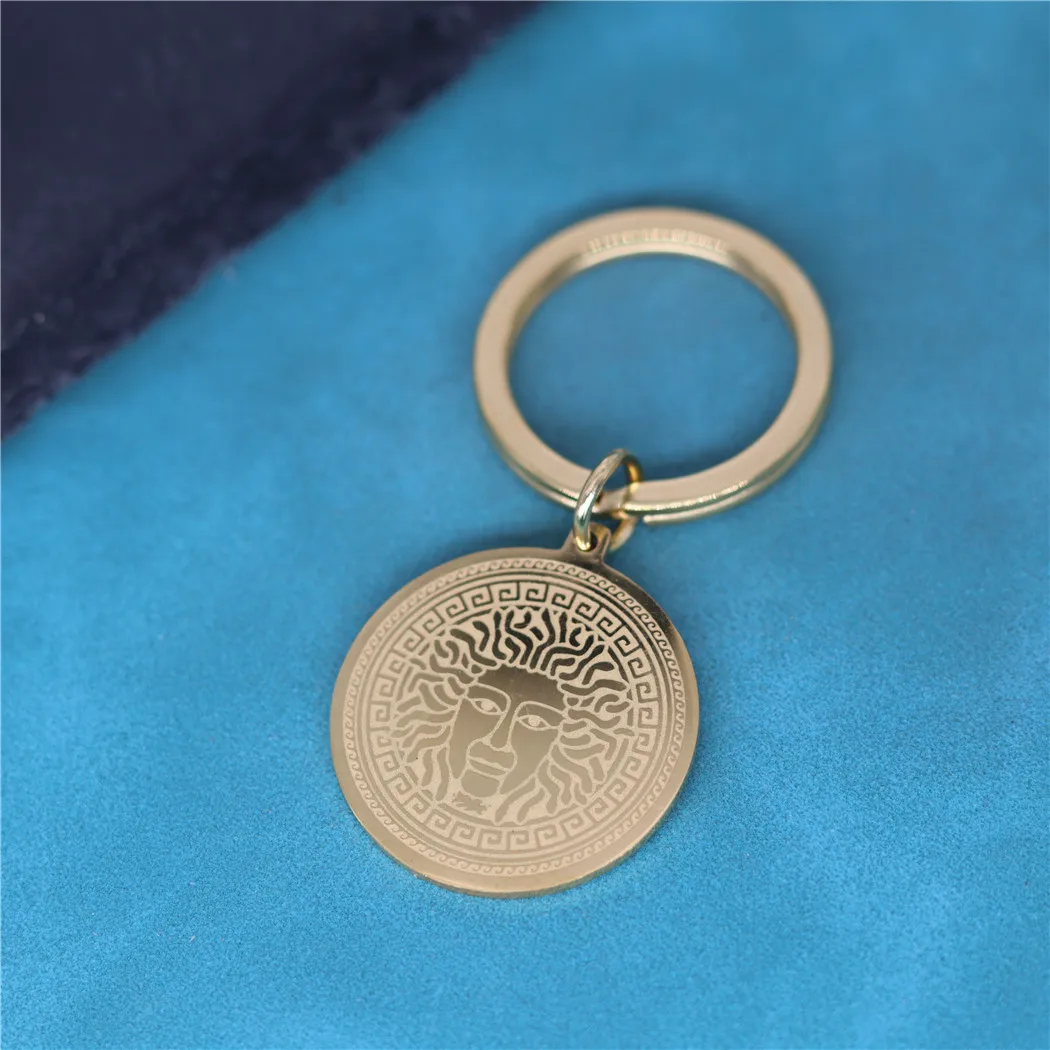 Брелок для ключей Nedar с мифологией подвеска Медуза горгон старинный языческий