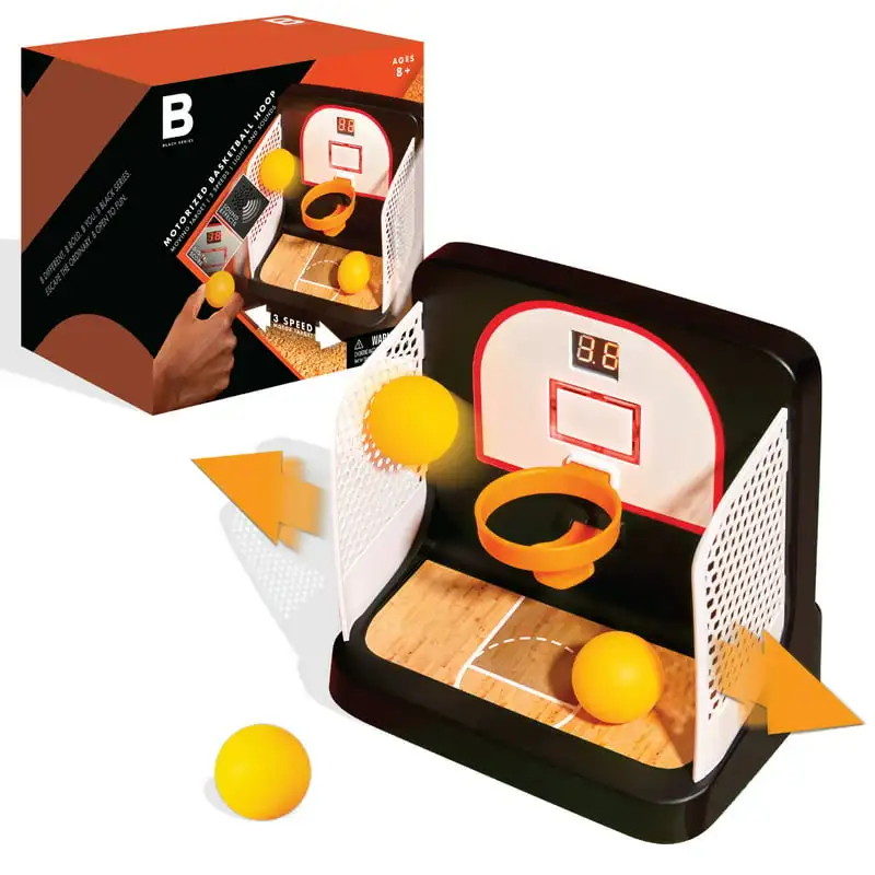 

Basketball Hoop with Moving Target with Includes Digital Score, 3 Speeds Motor Target, Lights and Sounds, Age 8+