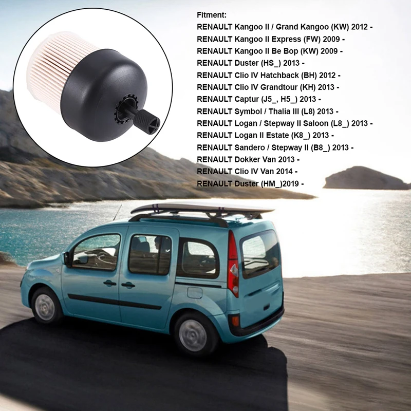 Топливный фильтр 164002670R 164038815R 164039594R 164007343R ABS для Renault Kangoo Grand Be Bop Logan Sandero Thalia RIDEX