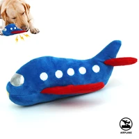 creative aviation dog molar toy squeaker bite resistant clean teeth pet toys soft no hurt teeth durable for all dogs play games