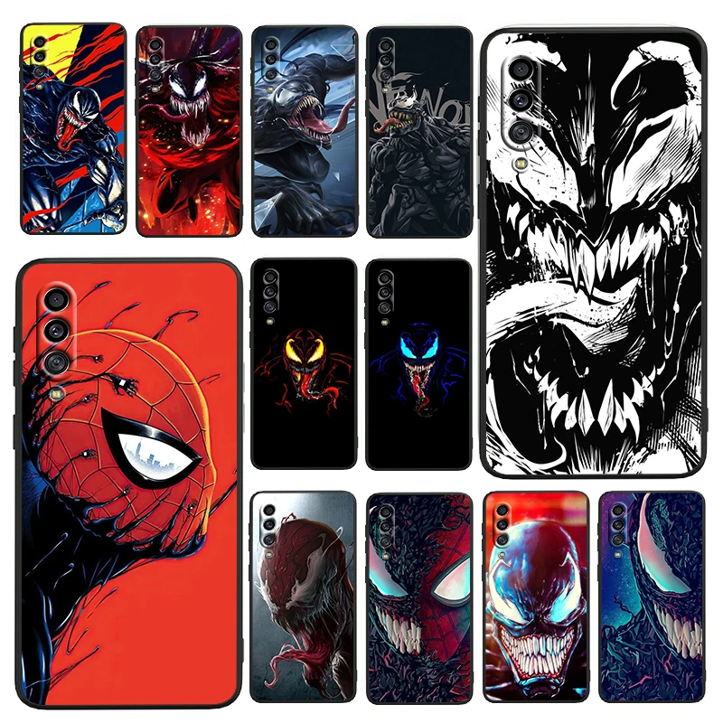 

Marvel Avengers Super Hero Venom For Samsung Galaxy A73 A72 A71 A70 A53 A52 A51 A50 A42 A41 A40 33 32 31 30 30S Black Phone Case
