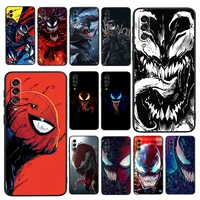 marvel avengers super hero venom for samsung galaxy a73 a72 a71 a70 a53 a52 a51 a50 a42 a41 a40 33 32 31 30 30s black phone case