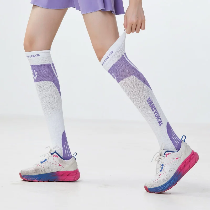 High Quality Running Compression Socks Stockings 20-30 mmhg Women Sports Socks for Marathon Cycling Football Varicose Golf Veins