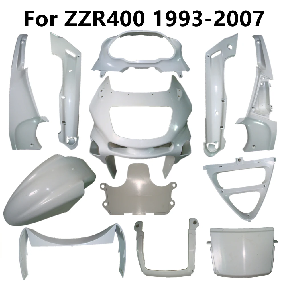 

For kawasaki ZZR400 ZZ R400 ZZR 400 1993-1994-1995-2005-2006-2007 Bodywork Fairing Components Plastic parts Pack left and right