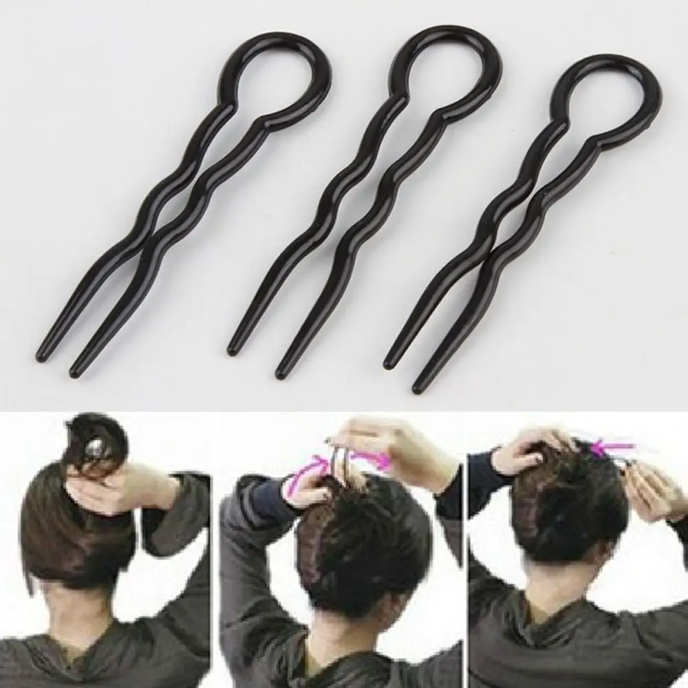 

Braid Hairstyle Fast Hairstyle Hairdressing Fork Tools Hair Modelling Hair Clips Hair Pin Hair Fork U Shape Fork Tool