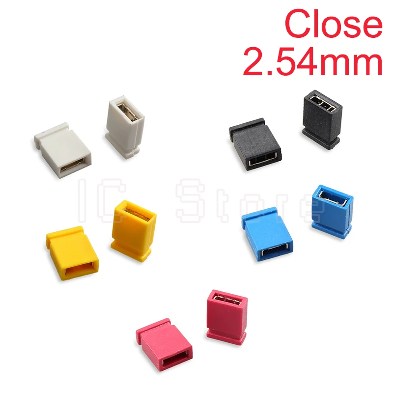 2000 шт. перемычка с короткими колпачками разъемы и корпуса проводов 2 54 мм шунт