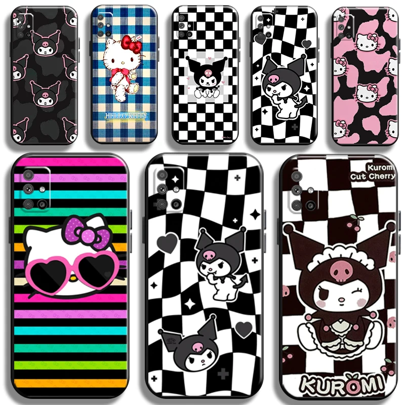 

Cute Kuromi Kitty Kuromi Phone Case For Samsung Galaxy M51 Funda Full Protection Shockproof Back TPU Cases Shell Coque Carcasa