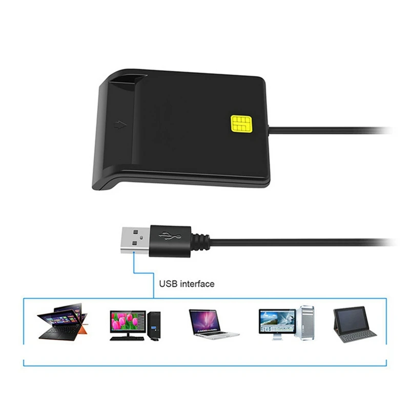 2 шт. USB-устройство для чтения смарт-карт
