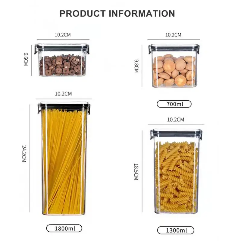 Контейнеры для хранения пищевых продуктов кухонная организация коробка банки