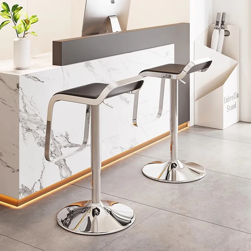 Металлический высокий табурет барные стулья скандинавские современные