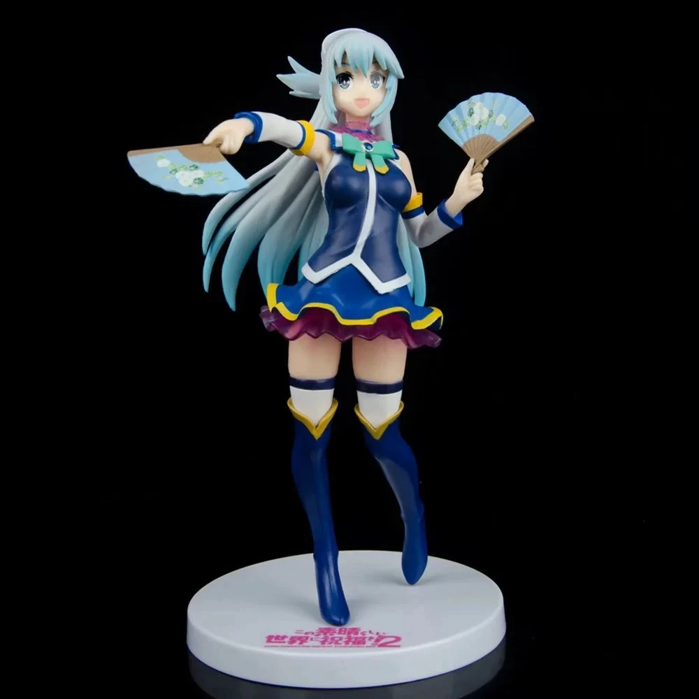 

Фигурка героя фильма Kurenai Densetsu Aqua Megumin 20 см, фигурка героя аниме «KonoSuba Megumin Aqua», «Благословение Бога», «Прекрасная экшн-фигурка в мире»