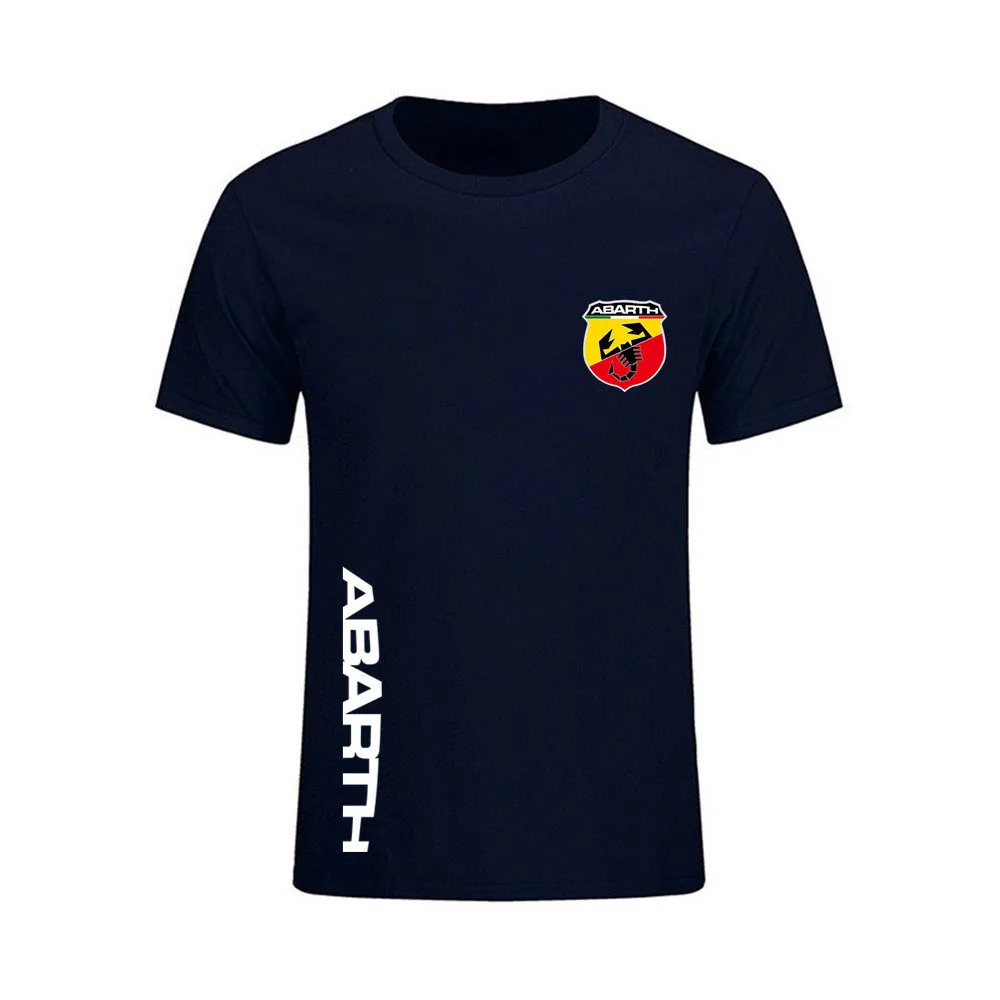 Футболка Abarth Scorpion с логотипом Мужская модная футболка хлопковая Детские Топы в