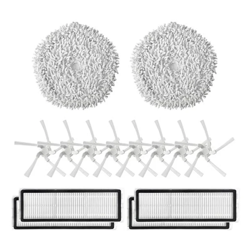

Replacement Parts for Xiaomi Dreame W10 / W10 Pro Robot Vacuum Cleaner HEPA Filter Mop Cloth Side Brush