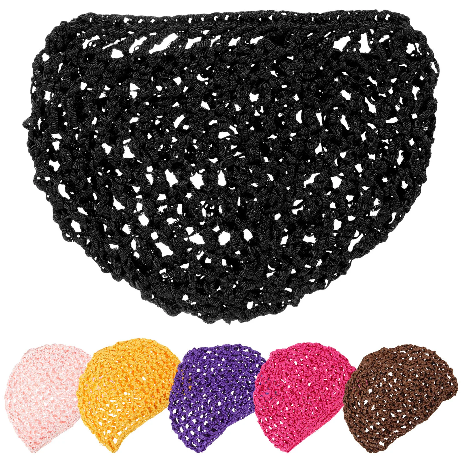 

Crochet Hat Hair Band For Men Net Sleeping Snood Thick Nets Food Service Plopping Curly