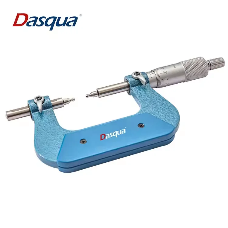 Dasqua 0-25 мм 25-50 50-75 0 01 градуировка сменная шариковая наковальня зубчатый микрометр