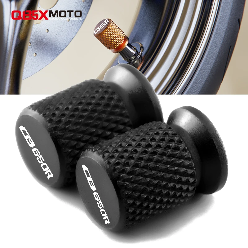 

Motorcycle Tire Valve Air Port Stem Cover Cap Plug CNC Aluminum Accessories For Honda CB650R CBR650R CBR 650R CB 650R Universal