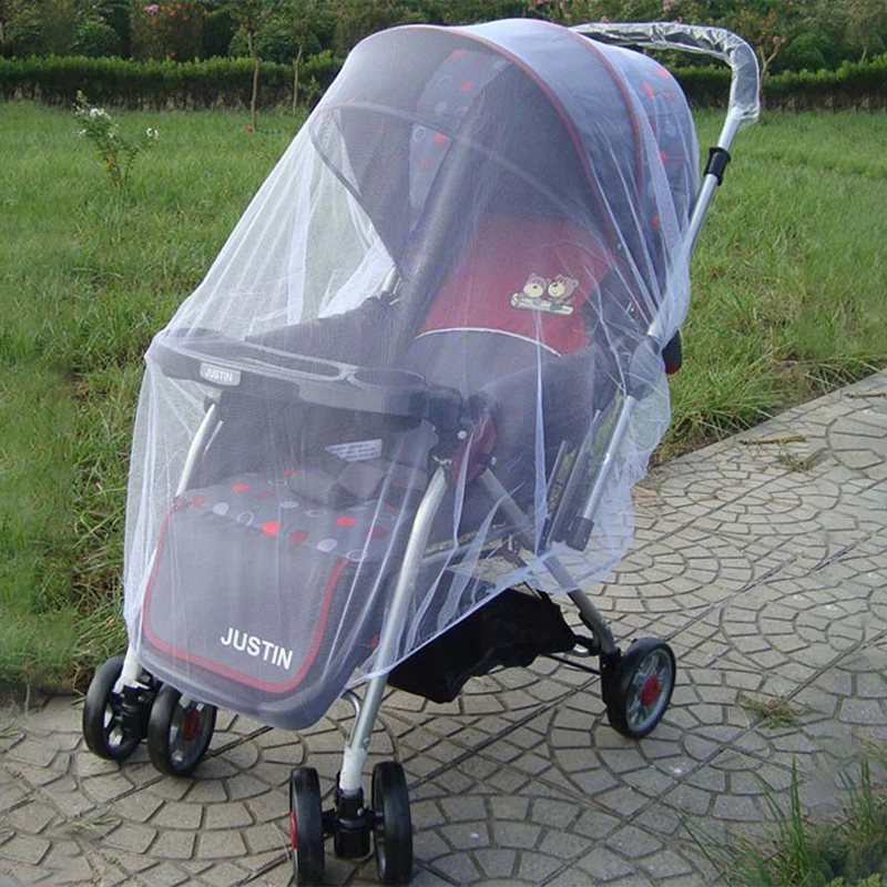 

Baby Stroller Mosquito Net Pushchair Cart Insect Shield Net Mesh Safe Infants Protection Mesh Cover Baby Stroller Accessories