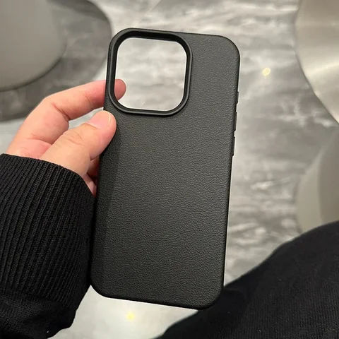 Матовый мягкий кожаный чехол для телефона Candy для iPhone 17, 16, 15, 14 Plus, 13, 12, 11 Pro Max, противоударный силиконовый чехол