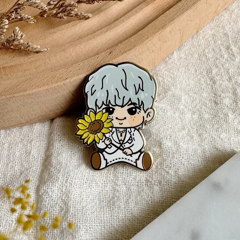 Булавка с твердой эмалью SUNFLOWER JOON