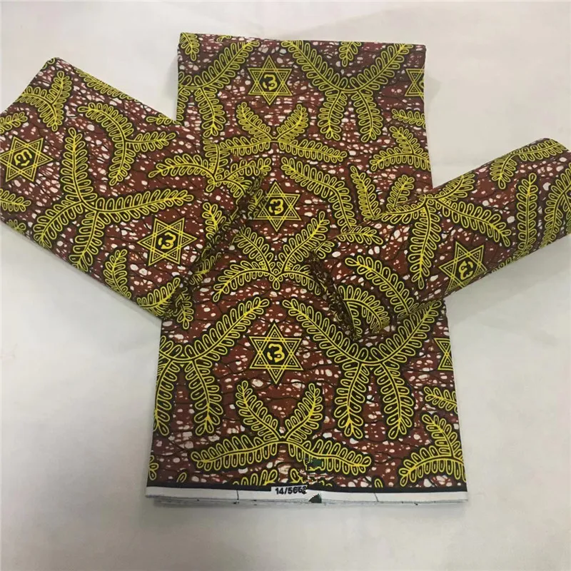 

African Ankara Fabric Super real orginal wax High Quality pagne Print Fabric Printing 100% Cotton Nigerian Real pagne Wax Dress
