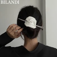bilandi vintage hair sticks black white acetate chopstick women hairpins hair clip pin headwear wedding hair jewelry accessories