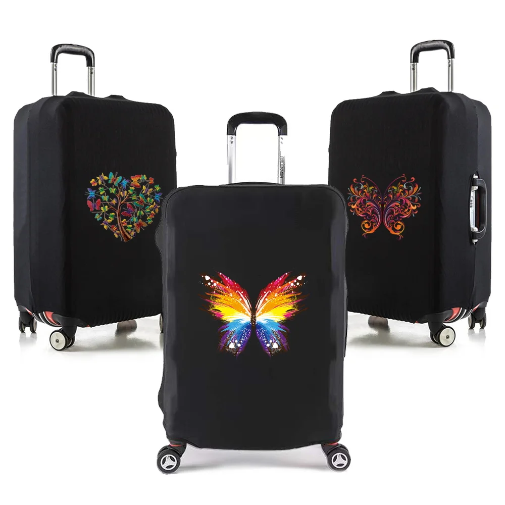 

Fashion Stretchy,heavy-duty Protective Traveling Suitcase Cover for 18 -28 Inch Suitcase Travel Accessories Butterfly Printing