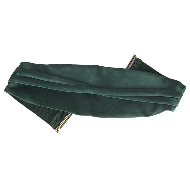 

Elastic Corset Waist Belt Satin Elastic Belt Stretchy Belt For Dresses Wide Dress Belt Waistband Waist Cincher Drop Shipping