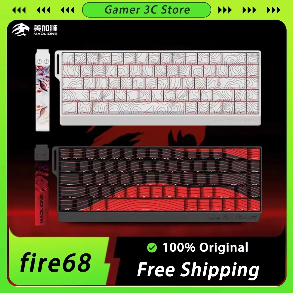 Madcatz Mad60 Mad68 HE 8k Механическая клавиатура Магнитный переключатель Проводная