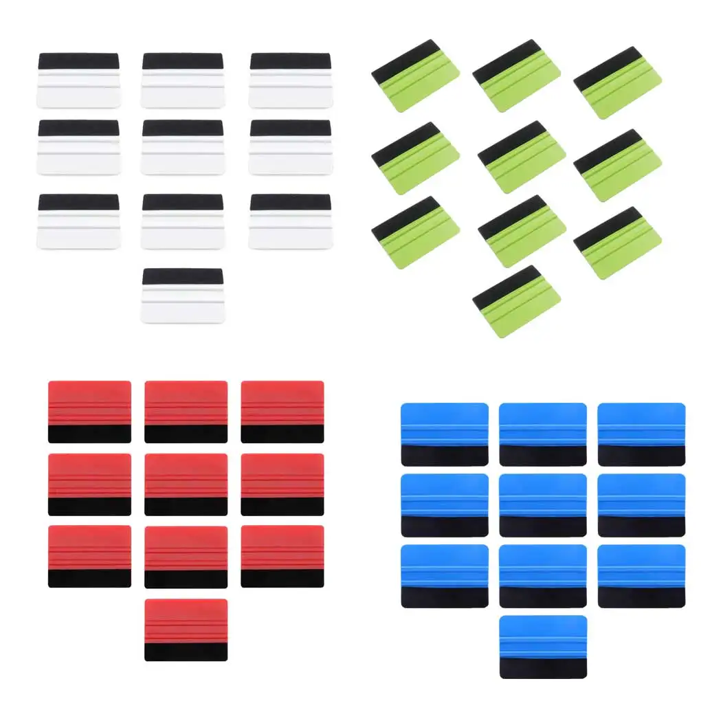 

10 шт., автомобильный скребок для упаковки, портативный декоративный стикер, наклейка, Ракель, автомобильное украшение, ручной инструмент