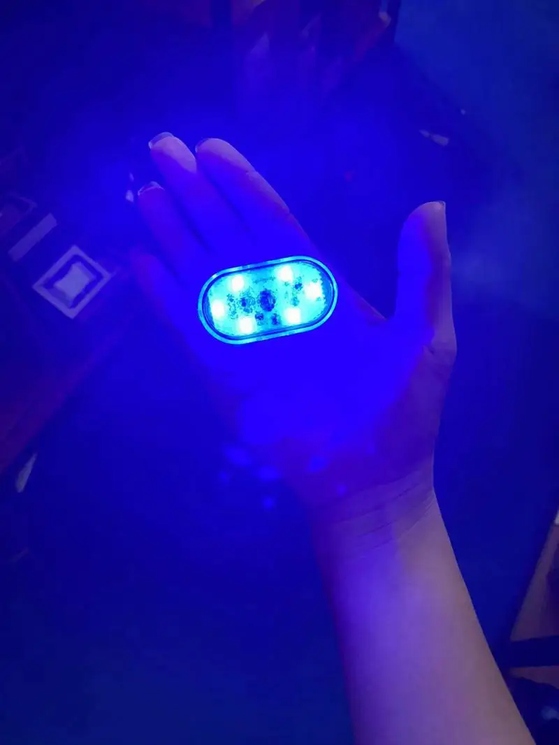 

1 шт., светодиодная лампа для автомобильной двери с зарядкой от USB