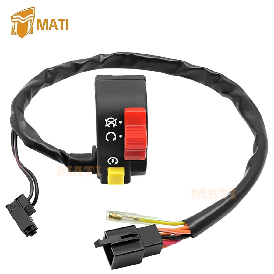 

Цилиндрическая кнопка включения и остановки на руль для Suzuki DRZ400S DR-Z400S 2000-2009 37200-13E30 37200-13E31