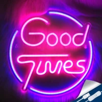neon signs good times led acrylic sign blue pink neon light led wall decor usb operated for bar bedroom birthday party gift