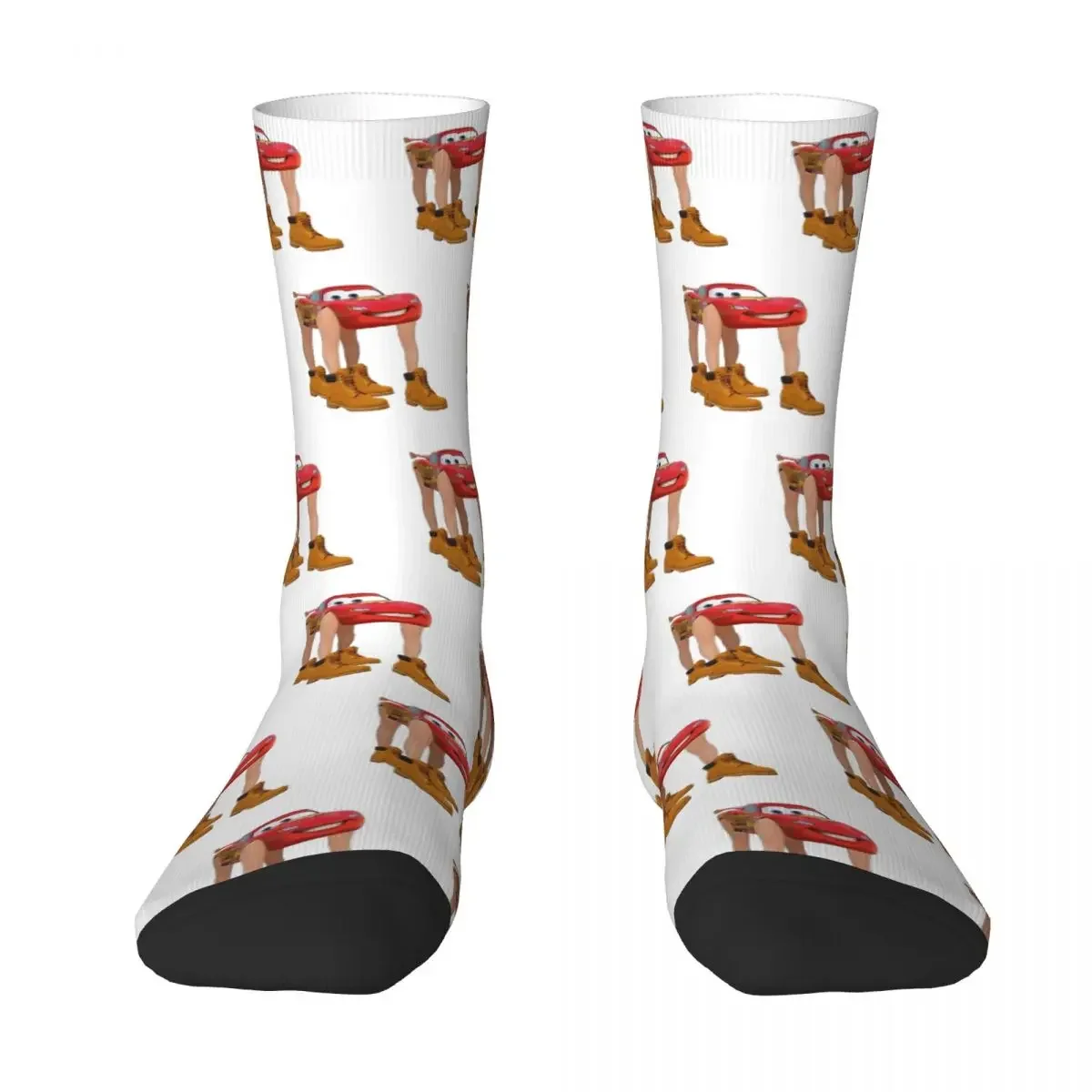 Повседневные носки с молнией на ножках для скейтборда из полиэстера средние