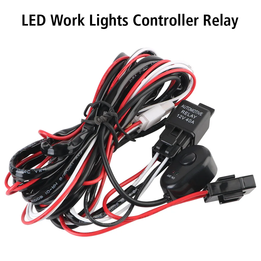 Реле контроллера автомобильных фар 9 В-16 В светодиодный индикатор кабель 2 м