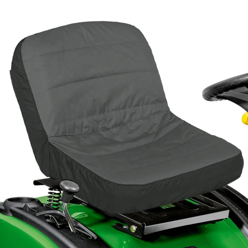 

Universal Riding Lawn Mower Tractor Seat Cover Padded Comfort Pad Storage Pouch Medium