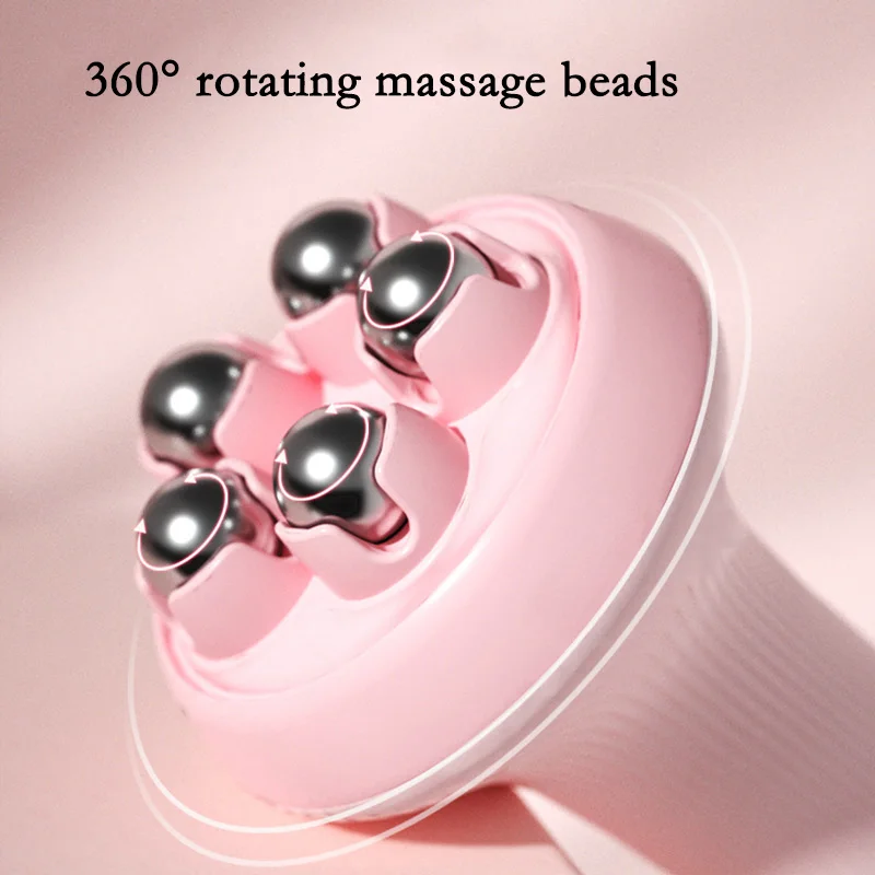 

360 Degree Manual Stainless Steel Massager Ball Massage Roller Body Therapy Massager Neck Back Shoulder Face Lift Tools Dropship