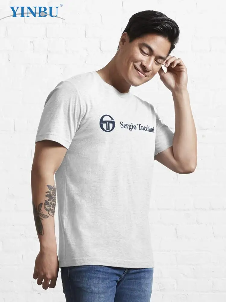 

sergio tacchini on anime cotton graphic t shirts for men funny tops tees fashion streetwear ment clothing