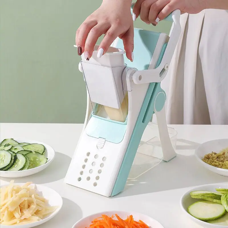 

Multifunction Vegetable Cutter Safe Kitchen Slicer Salad Chopper Potato Slicer French Fries Cutter Cooking Gadge Stainless Steel