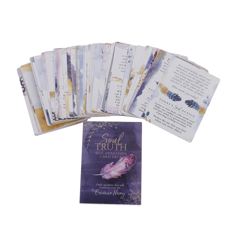 

Soul Truth Self Awareness Card Deck New Tarot Cards For Beginners With Guidebook Card Game Board Game Exquisite And Guidebook
