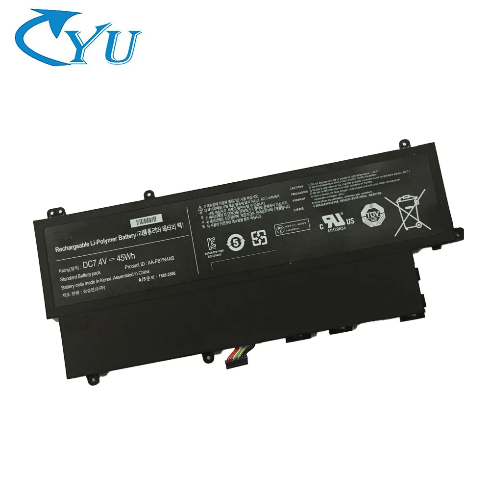 

7,4 В, 45 Вт/ч, новая Оригинальная батарея для ноутбука Samsung AA-PBYN4AB 530U3B 530U3C 535U3C 532U3X 540U3C