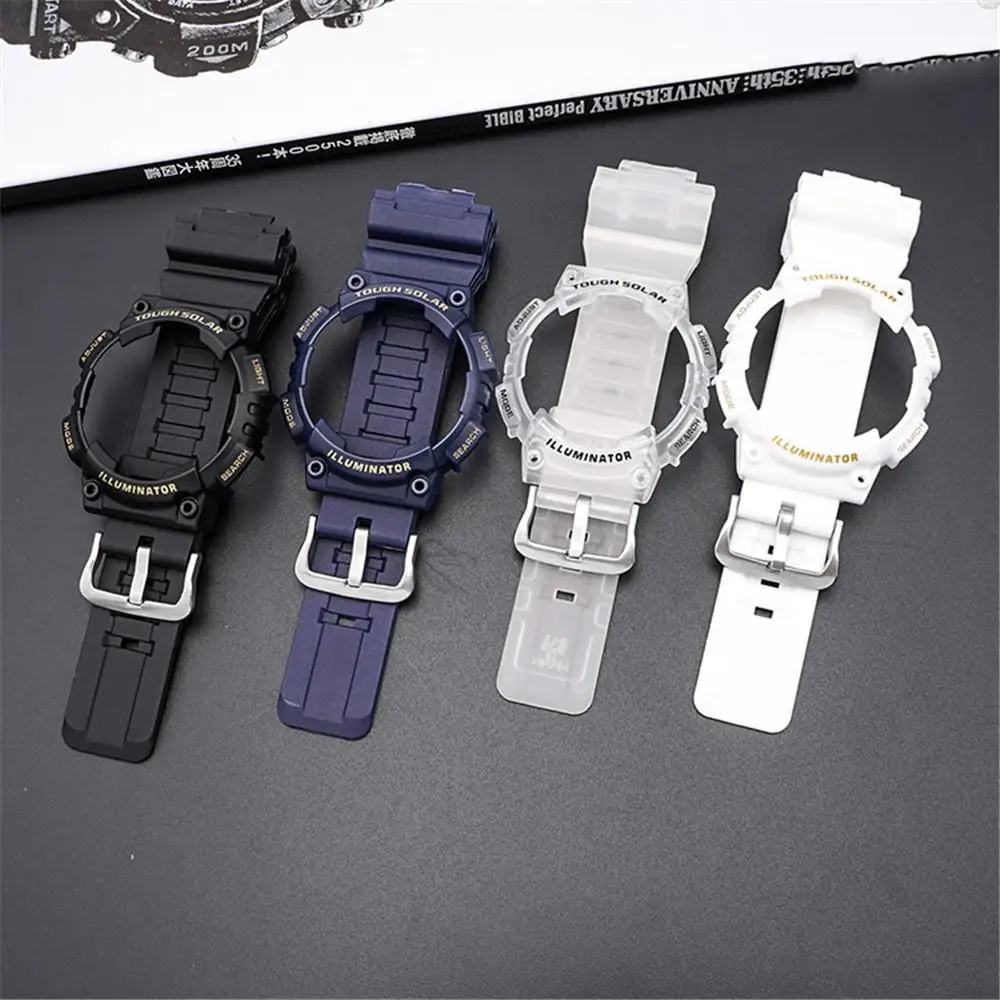 

Replacement Resin Watch Strap Case for Casio G-Shock AQ-S810W AQ-S810 Men Sport Refit Silicone Wrist Band Bracelet Accessories