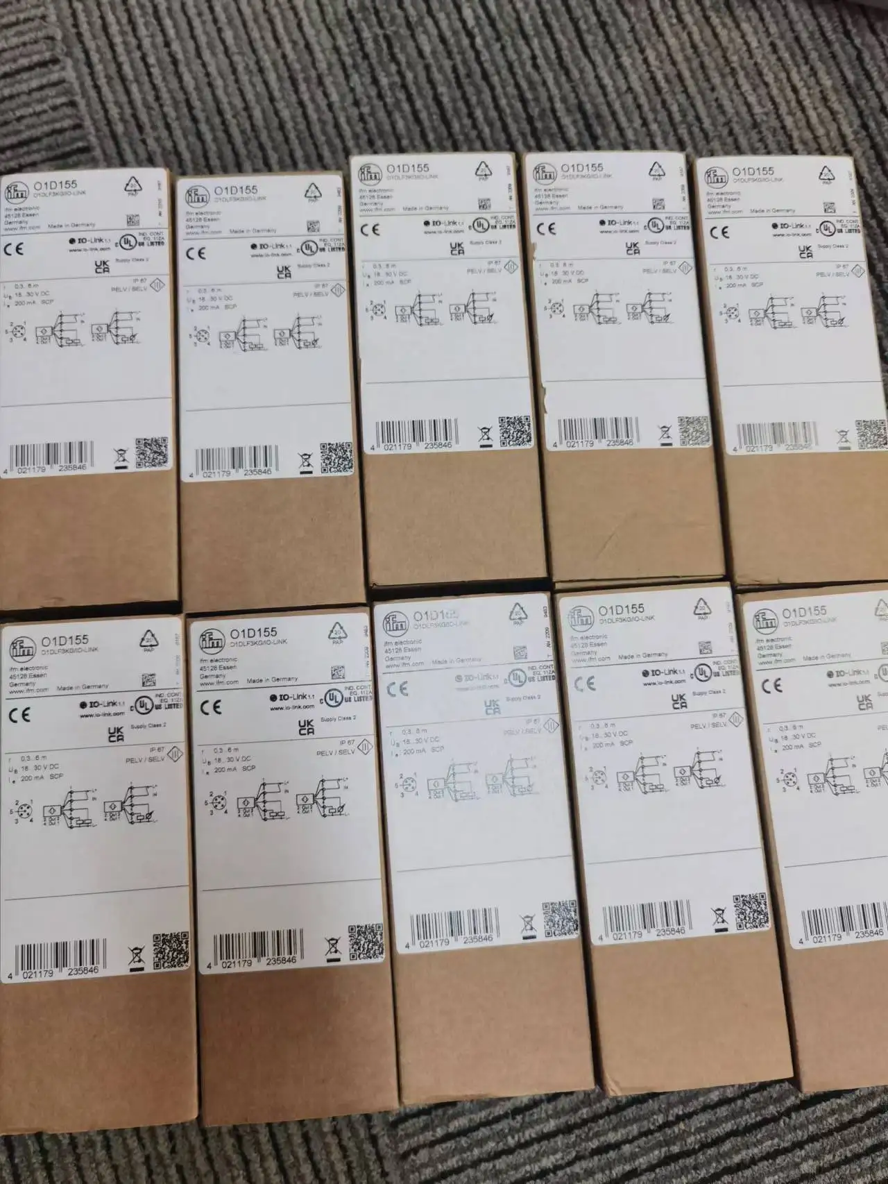 

laser ranging sensor O1D155 O1D102 O1D100 O1D103 in stock