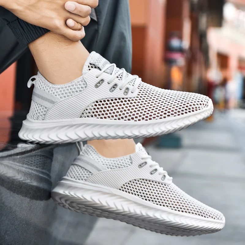 2022 модная мужская повседневная обувь дышащие сетчатые кроссовки для бега Легкая