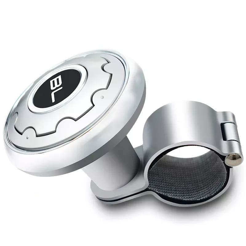 

Car Steering Wheel Booster Ball Control Handle Easy To Install Metal Auto Auxiliary Booster Spinner Rotation Anti-Slip