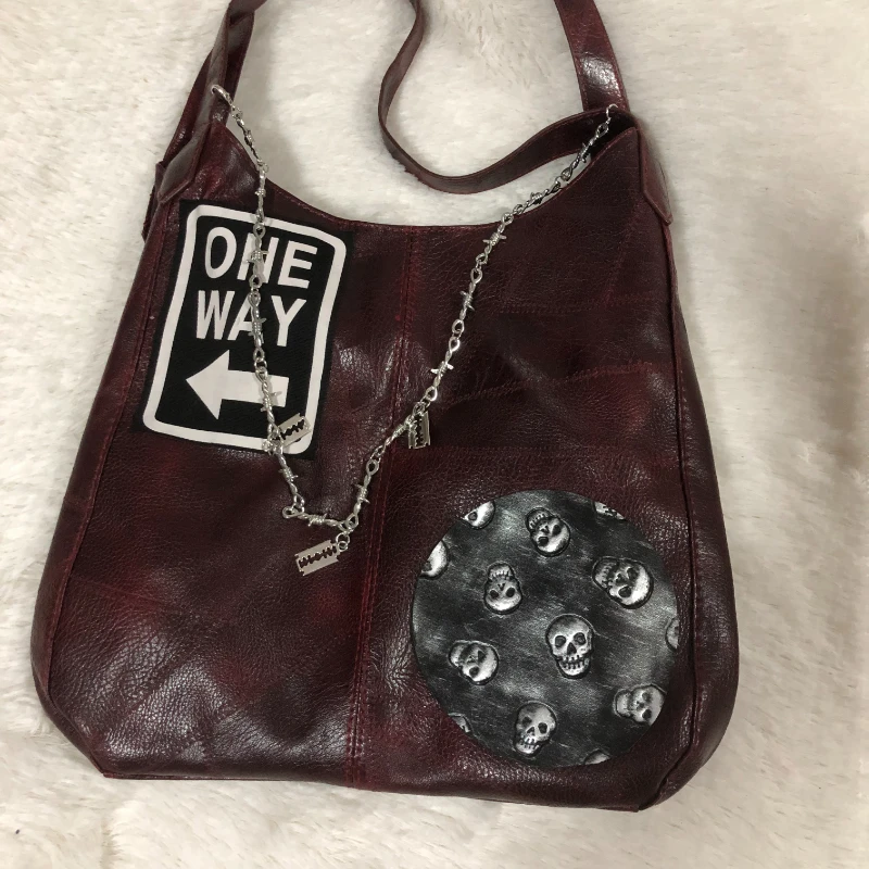 Винтажная повседневная женская сумка Y2k в стиле Харадзюку сумочки через плечо