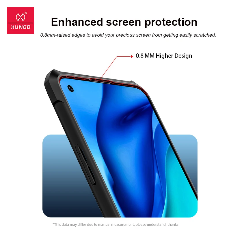 Xundd Case For OnePlus 8T 9R 8 9 Pro Phone Case Airbag Shockproof Shell Back Transparent Cover TPU+PC Soft Thin Cover Funda